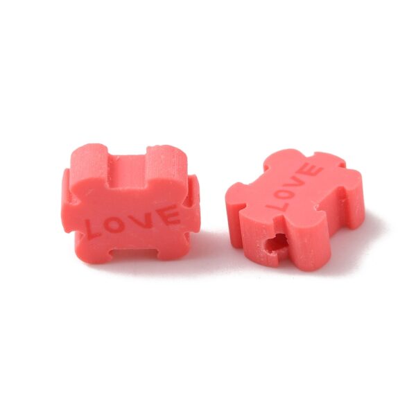Perle fimo masa love