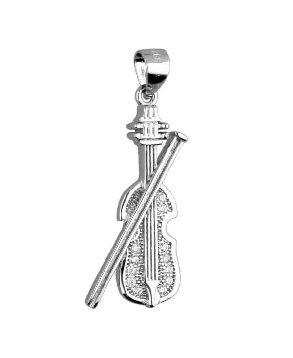 Srebrni privjesak violina