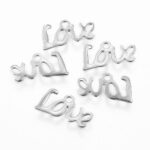 Čelik privjesak "love"