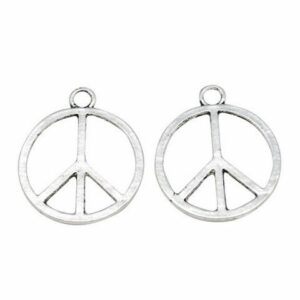 Privjesak "peace" 5 komada