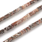 Jaspis tube -Leopard Skin Jasper