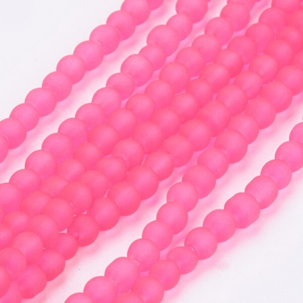 staklene perle frosted