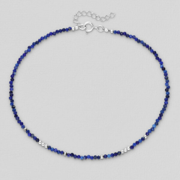 Nanožnica srebro 925 i poludragi kamen Lapis Lazuli