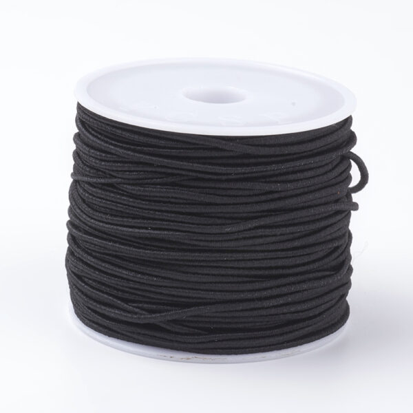 Elastični konac 0,8mm crne boje.