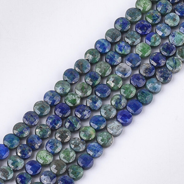 Krizokol-lapis lazuli poludragi kamen niska.