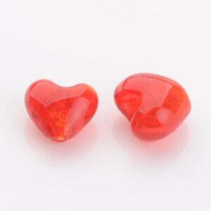 Staklene perle srce - SPE-R050