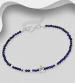 Srebrna narukvica SB7250 Lapis Lazuli