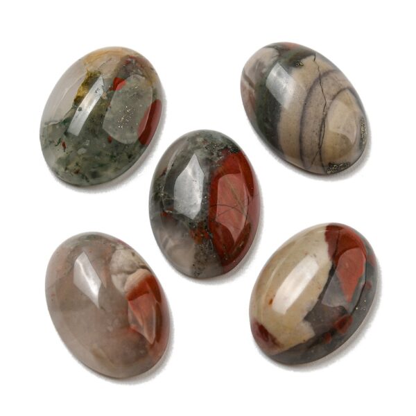 African bloodstone kabašon ovalni-ABK13x18