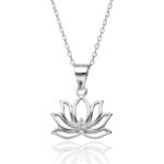 Srebrna ogrlica lotus-SN44312