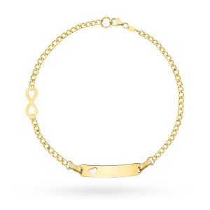 Zlatna narukvica infinity