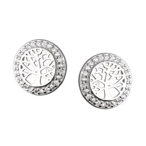 Srebrne naušnice drvo života