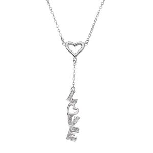 Srebrna ogrlica love