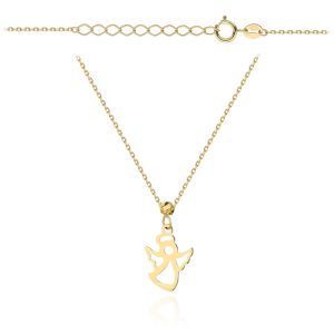 Zlatna ogrlica anđeo