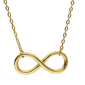 Srebrna ogrlica infinity
