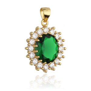 Srebrni privjesak s pozlatom