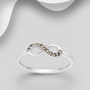 Srebrni prsten infinity