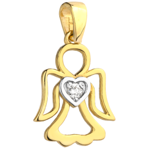 Zlatni privjesak anđeo