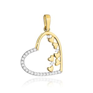 Zlatni privjesak srce