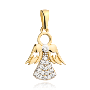 Zlatni privjesak anđeo