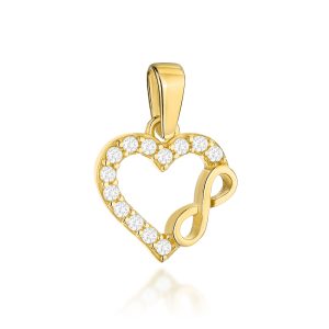 Zlatni privjesak srce