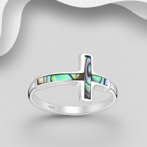 Srebrni prsten križ