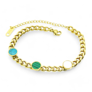 Narukvica od pozlaćenog čelika