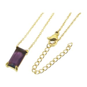 Ogrlica od pozlaćenog čelika