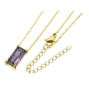 Ogrlica od pozlaćenog čelika