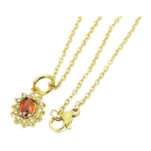 Ogrlica od pozlaćenog čelika