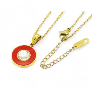 Ogrlica od pozlaćenog čelika