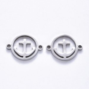 Čelik link sidro i križ