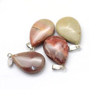 Privjesak crveni jaspis (rainbow jaspis)