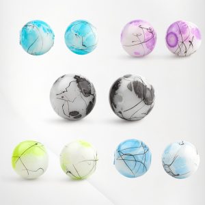 Staklene perle 4mm / niska oko 200 komada