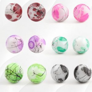 Staklene perle 6mm / niska oko 130 komada
