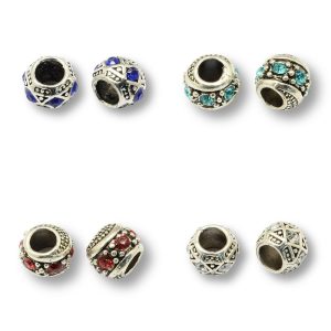 Metalna perla sa cirkonima