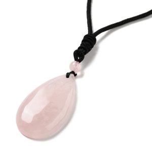 Ogrlica rozi kvarc