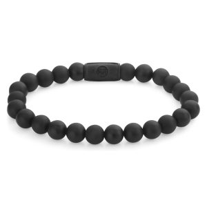 Rebel & Rose narukvica Mad Panther - All-Black 8mm