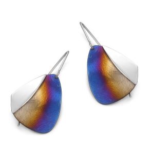 Naušnice od srebra i titanija