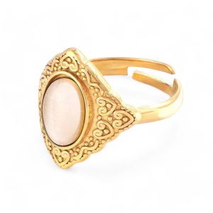 Prsten od pozlaćenog čelika