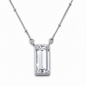 Srebrna ogrlica gorski kristal