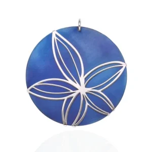 Privjesak srebro i titanij