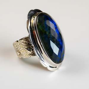 Srebrni prsten Luvina – Labradorit