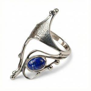 Srebrni prsten lapis lazuli
