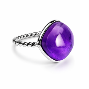 Srebrni prsten Vespera – Ametist