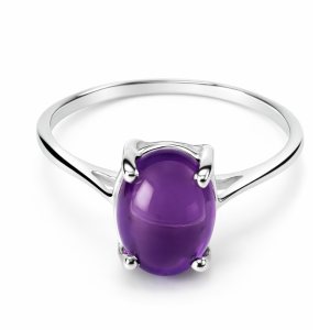 Srebrni prsten Iris – Ametist