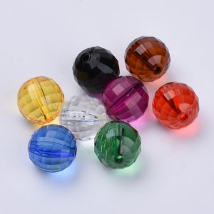 Akrilne perle facetirane 12mm