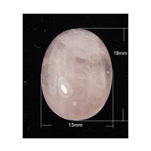 Rozi kvarc 18x13x5mm