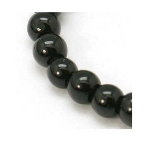 Staklene perle crne 4mm, 6mm ili 10mm