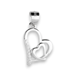 Srebrni privjesak srce