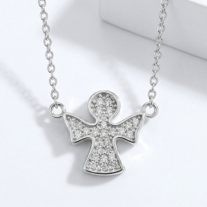 Srebrna ogrlica anđeo